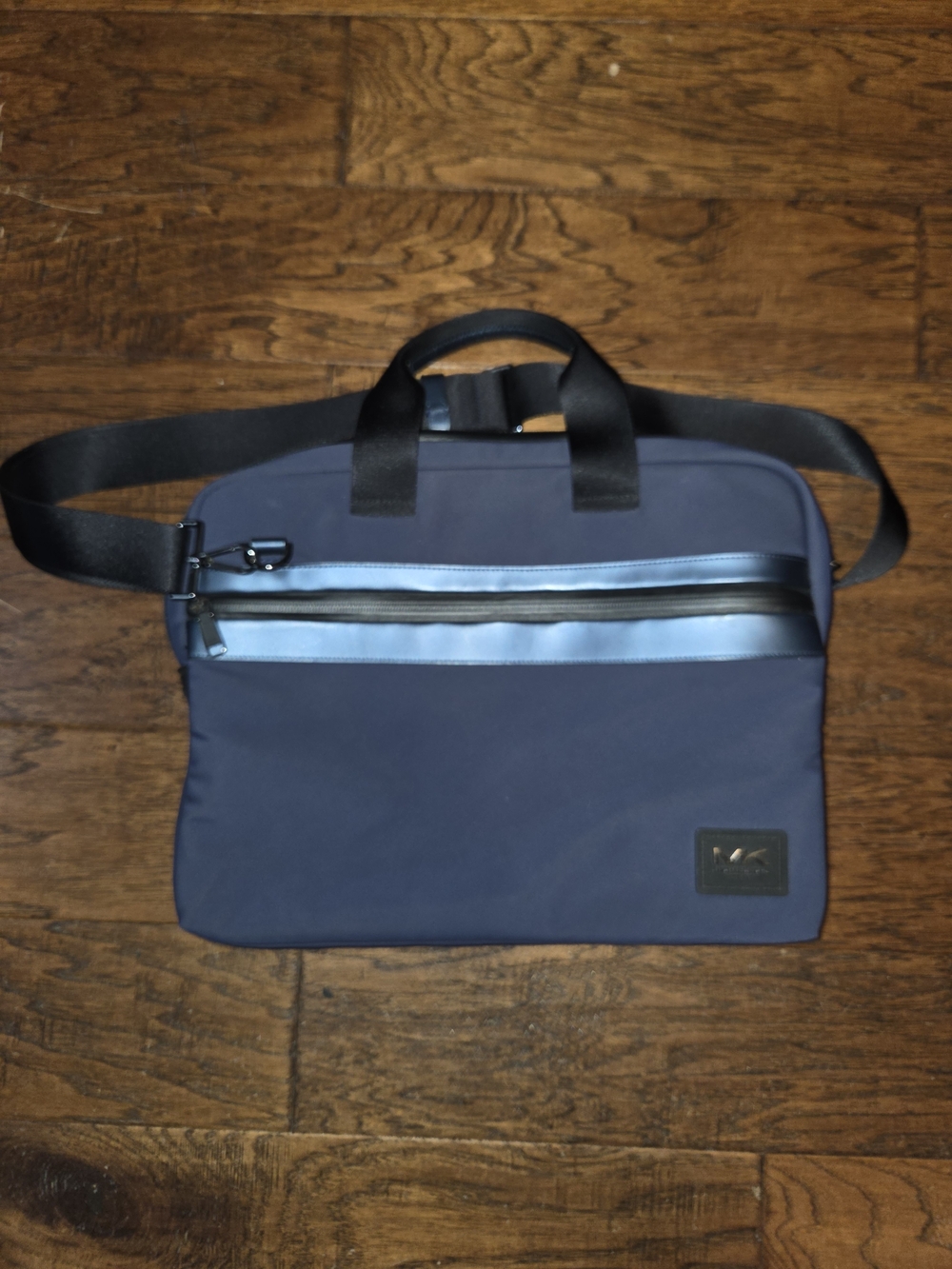 Michael Kors Navy and Black Laptop Briefcase